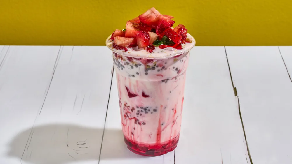 Falooda at Heritage Scoop in Denton, Texas